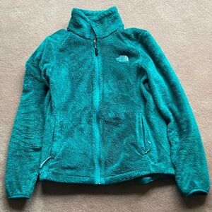 The North Face Teal Plush Full-Zip Fleece Jacket